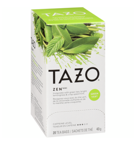 Tazo Zen Green Tea, Pack of 20