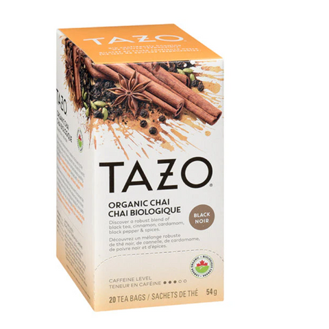 Tazo Organic Chai, Pack of 20