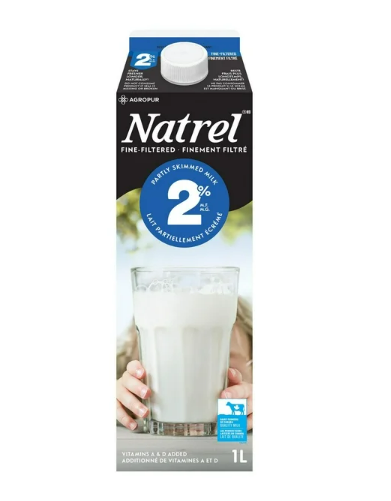Natrel | Milk 2% 1L Carton