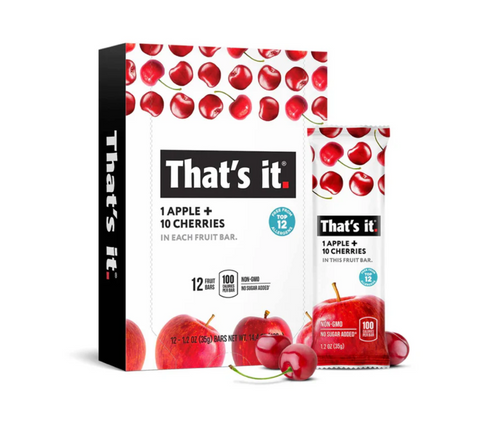 That's It | Apple + Cherry Fruit Bars (12 x 35g)