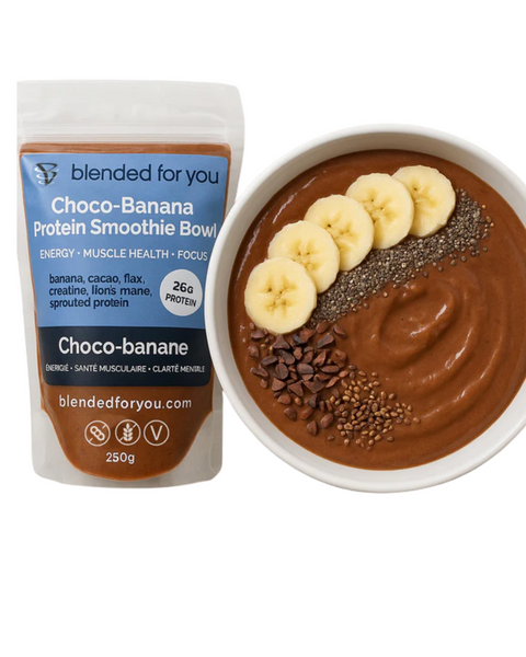 Blended For You | Choco-Banana Protein Smoothie Bowl - Pack of 5 (Frozen Product)