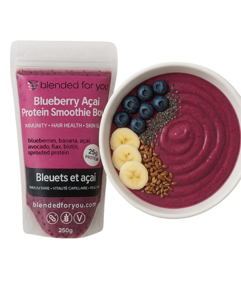 Blended For You | Blueberry Açai Protein Smoothie Bowl - Pack of 5