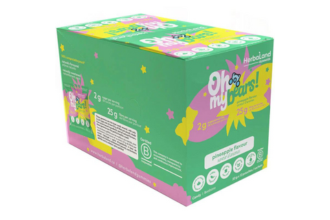 HerbaLand | Oh my berries! Pineapple Flavour Gummies (12 x 50g)