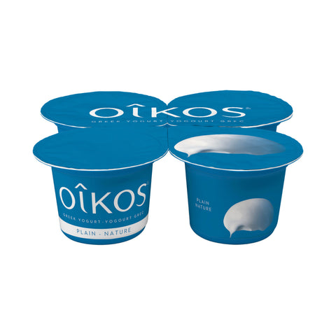 Oikos | Plain Greek Yogurt (4 x 100g)