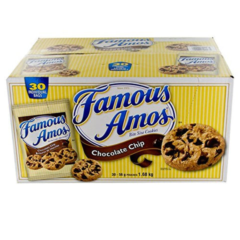 Famous Amos Chocolate Chip Cookies (30 × 56g)