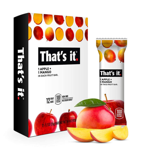 That's It | Apple + Mango Fruit Bars (12 x 35g)