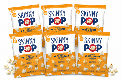 Skinny Pop | White Cheddar Popcorn (6 x 18g)