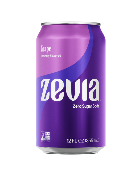 Zevia Soda | Grape (6 x 355 ml)