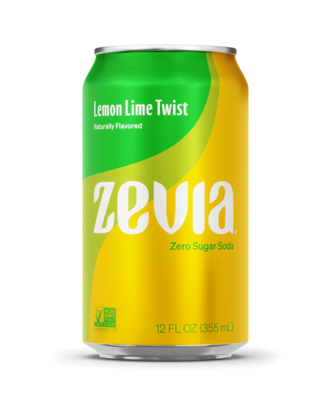 Zevia Soda | Lemon Lime Twist (6 x 355 ml)