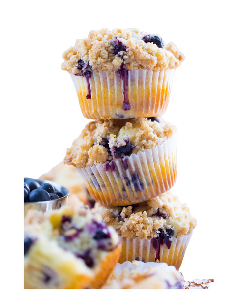 Wild Blueberry Crumble Muffin
