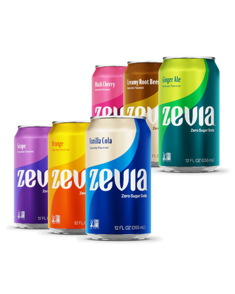Zevia Soda | Variety Pack (355 ml)