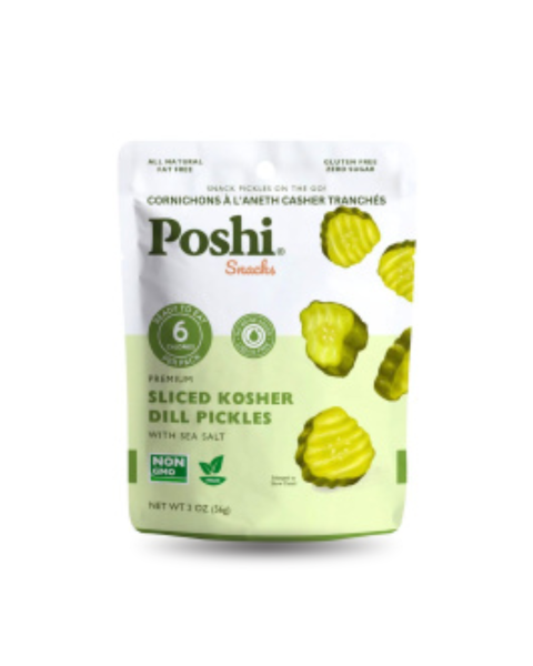Poshi | Sliced Kosher Dill Pickles (56g)