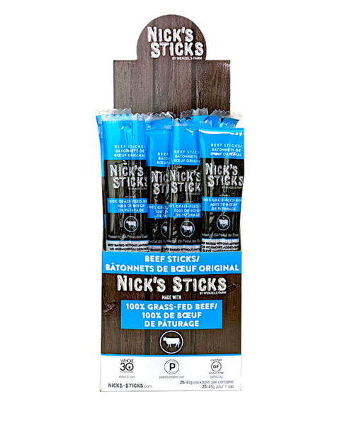 Nick's Sticks | Grass Fed Beef Stick Original (25x48g)
