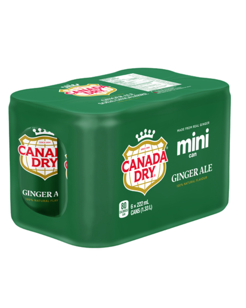 Canada Dry Mini | Ginger Ale (6x 222ml)