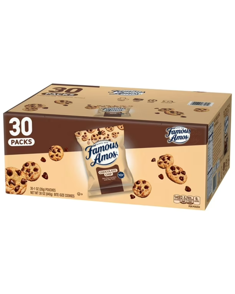 Famous Amos Chocolate Chip Cookies (30 × 56g)