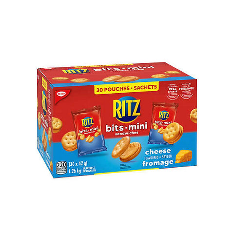 Ritz Mini Bits Cheese Flavoured Sandwiches (30 x 42g)