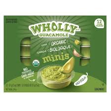 Wholly Guacamole Organic Minis, 12 × 57 g