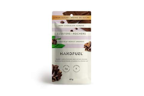 Handfuel |  Dark Chocolate Almond Clusters (12 x 40g)